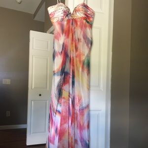 Multicolor Prom Dress